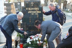 Belgrade: At the grave of Misa Ognjanovic